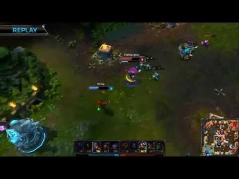 C9 VS TSM GREAT NIDALEE PLAY BY BJERGSEN