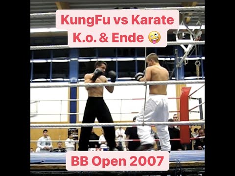 BB Open 2007 Vollkontakt KungFu vs Karate "Ende! Ich habe genug abbekommen"