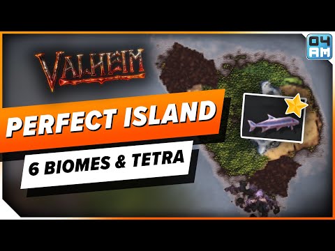 I Found The ULTIMATE Seed in Valheim Mistlands! All 6 Biomes Island & RARE Tetra Fish Ice Cave