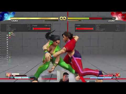 SFV - Laura V-Skill 2 Mixups