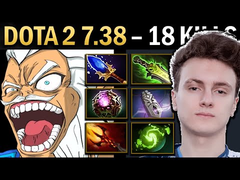 Zeus Gameplay Miracle with 18 Kills and Dagon - Dota 2 7.38