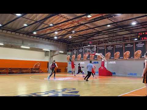 CroHoops Div.2 2022-23 Rnd.19 - Near Alley-oop Hrvoje Ivan Milošević-2-Petar Šunjić (Swing United)