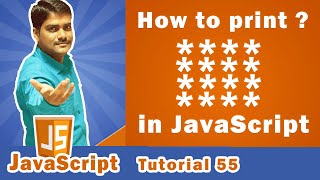 How to Print Patterns of Numbers and Stars in JavaScript - JavaScript Tutorial 55