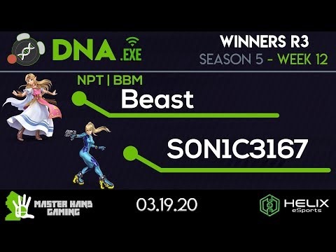 DNA.EXE S5:W12 - NPT | BBM | Beast (Mario, Zelda) Vs. S0N1C3167 (Zero Suit Samus) - Winners R3