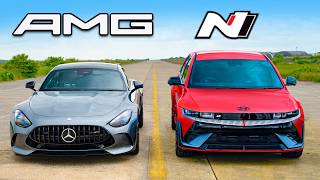 מרצדס-AMG GT נגד יונדאי IONIQ 5 N: דרג רייס