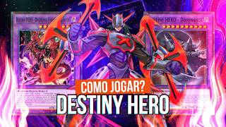5 TECH CARDS SEMPRE - TOPEI 2 TORNEIOS! - COMO JOGAR COM DESTINY HERO? - YU-GI-OH! DUEL LINKS #301