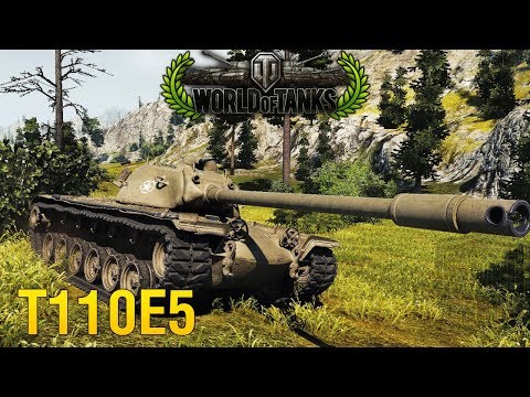 World of Tanks Replay - T110E5 - 1vs6 - 7.4K Damage - 10 Kills [HD]