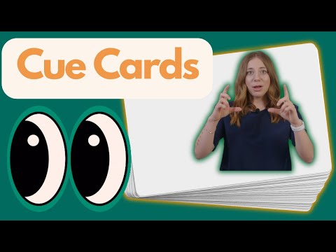 Cue Cards (HOW THEY HELP)