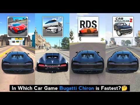 Bugatti Chiron Top Speed in Ultimate Car, 3D Driving Class, Real Driving School, Car Simulator 2
