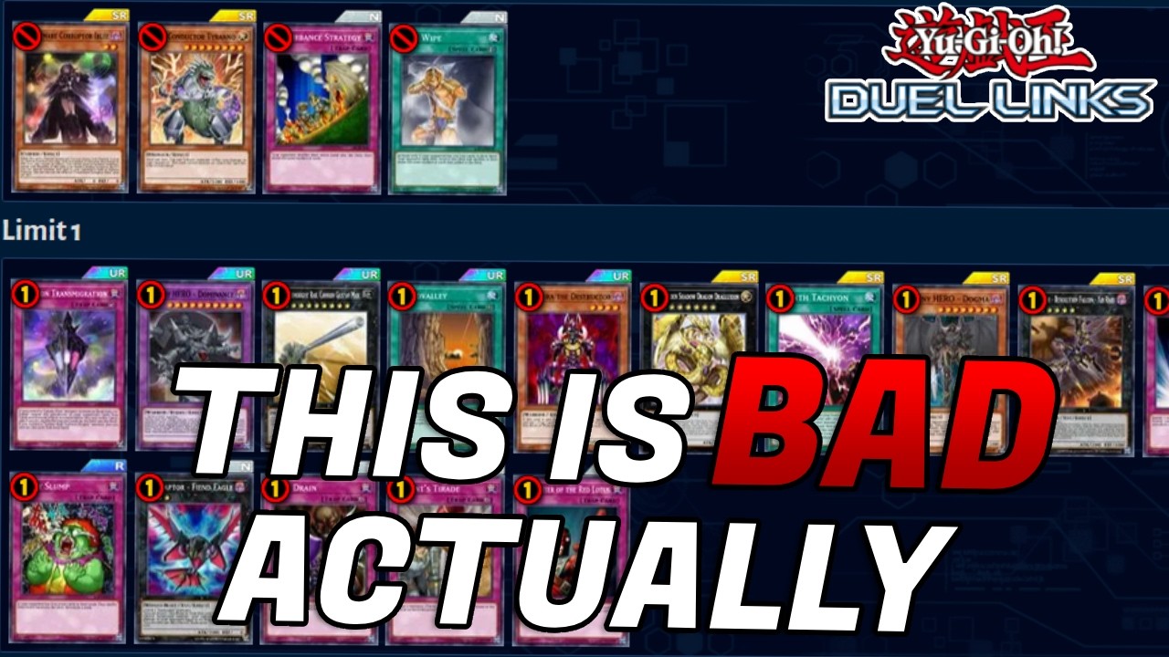 Everyone is WRONG about the banlist (Duel Links)