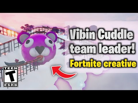 Cuddle Team Leader Vibin Theme Rollercoaster in Fortnite Creative Best Map! #BuildChallenge