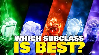 Which Titan Subclass Is THE BEST For You To Choose? Titan Subclass Tierlist for Season 22!