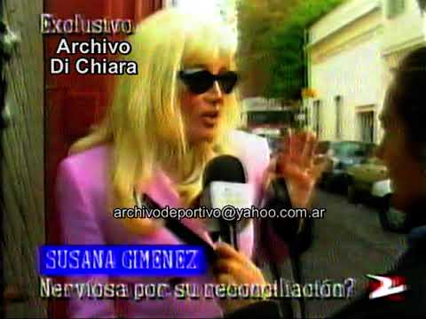 Susana Gimenez se enoja con periodista - Año 1994 V-02814 DiFilm