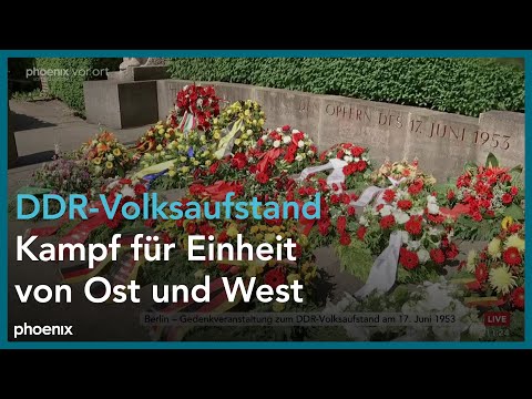 Gedenkveranstaltung am Mahnmal des DDR-Volksaufstandes 1953 am 17.06.21