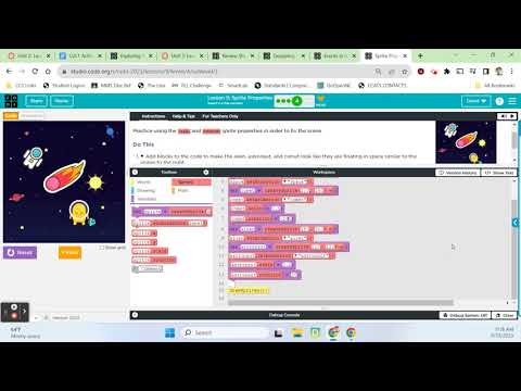 CS Discoveries Unit 3: Lesson 9 - Sprite Properties (25 - 26)