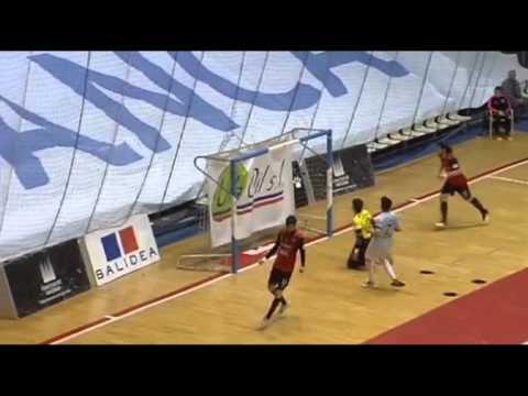 Gol Adrián Ortego (4-3) en Santiago Futsal - DLink Zaragoza. J28, 1ªDiv