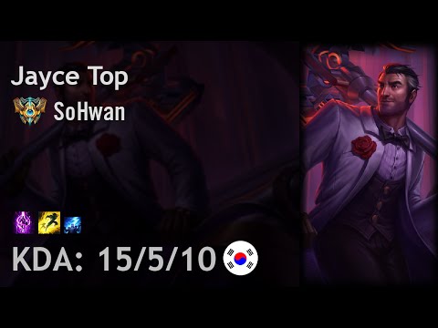 Jayce Top vs Shen - SoHwan - KR Challenger Patch 6.17