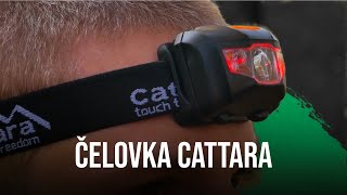 Čelovka LED 80 lm černo-bílá