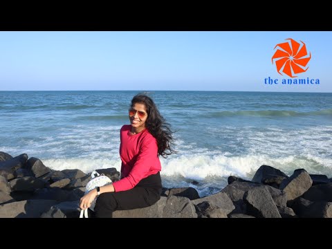 Relaxing Waves Sound #Rockbeach #Pondicherry #Peaceful #Therapeuic