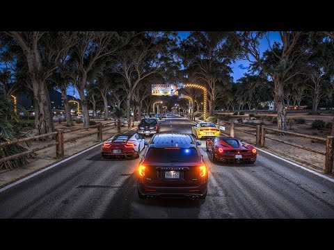 GTA 5 LSPDFR | City Patrol as Police Officer | Ultra Realistic 4K Gameplay