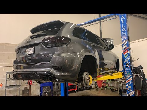 Installing Eibach Special Edition Lowering Springs on the Trackhawk
