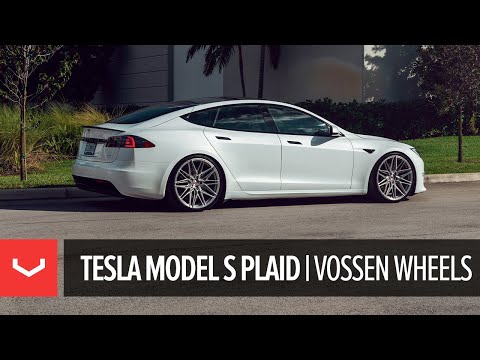 Tesla Model S Plaid Lowered | Vossen Forged | EVO-5R Wheels