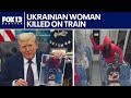 Trump Reacts To Ukrainian Woman Killed On Train In Charlotte NC