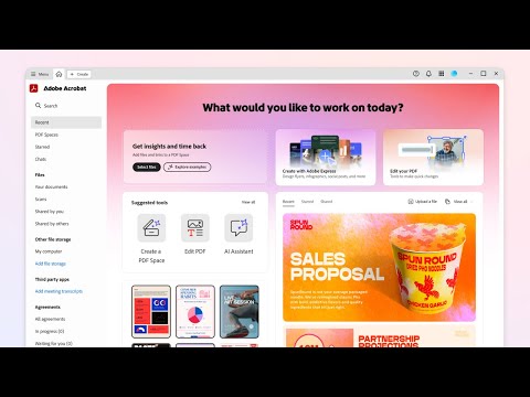 Introducing the all-new Adobe Acrobat Studio.