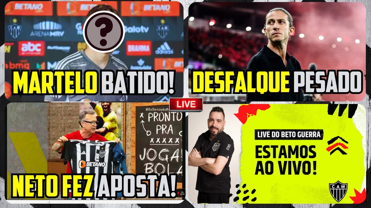❌ DESFALQUE PESADO NO FLAMENGO ✅ MARTELO BATIDO 😱 NETO FEZ APOSTA 🔴 LIVE