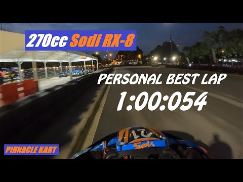 Pinnacle Kart | My Personal Best Lap 1:00.054 | Sodi RX-8