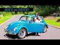 Jen's First Drive in a Classic Vw Beetle!