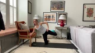 23 Min Full Body Articulation with Barre, Ankle Weights & Small Ball