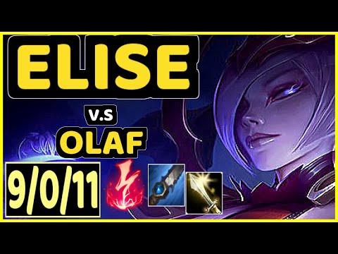 SYBOL (ELISE) vs OLAF - 9/0/11 KDA JUNGLE CHALLENGER GAMEPLAY - OC