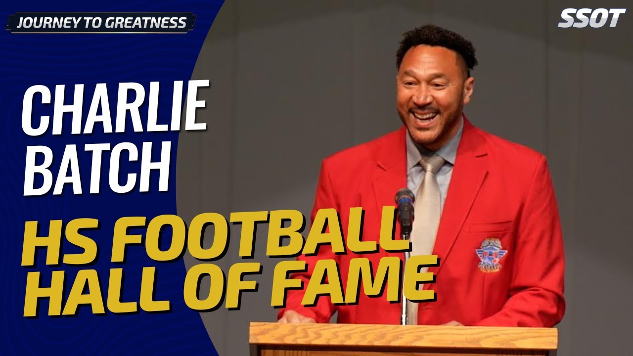 Charlie Batch Honored at National High School Football Hall of Fame 2025