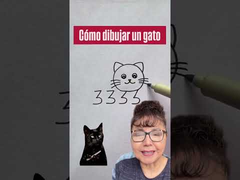 Dibujar un gato 😻#rosarioideasytips  #rosariobalderrama #manualidades #charitobalderrama #tips
