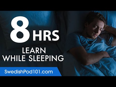Learn Swedish While Sleeping 8 Hours - Learn ALL Basic Vocabulary
