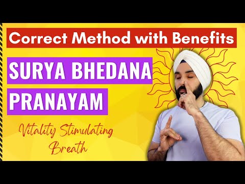 How to do Surya Bhedana (Vitality Stimulating Breath)| Benefits & Precautions of Surya Bhedana