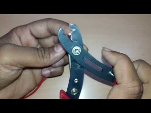 simple use of wire stripper and cutter|| how to use wire stripper|| Video