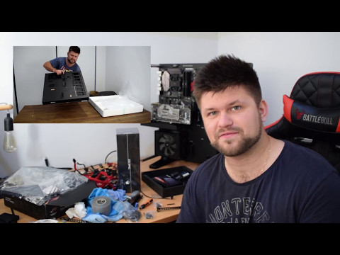 PC Water-cooled Build Log | Blood Red Build | Thermaltake Core P5 + i7 7700k | Part One