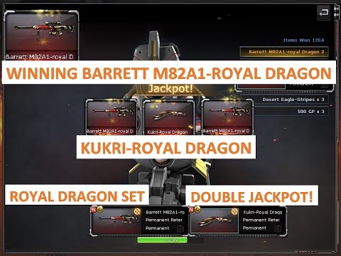 Winning Barrett M82A1-Royal Dragon & Kukri-Royal Dragon in CrossFire Philippines June 2020