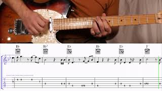 How to Play the Melody and Intro to Before the Next Teardrop Falls by Freddy Fender with TAB