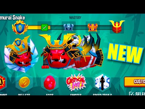 Snake Rivals - SEASON 9 NEW SAMURAI!🤩 Epic Customization & Gameplay! Zero To Hero