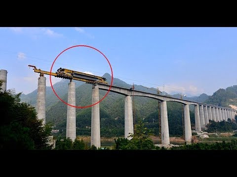 Heavy Duty Large Construct Building Bridge Machines, Fastest Extreme Construction Modern Technology.