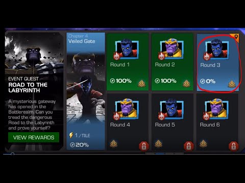 MCOC - RTTL - 4.3 - SPITE - Chapter 4, Round 3 - Road To The Labyrinth - Itemless?!