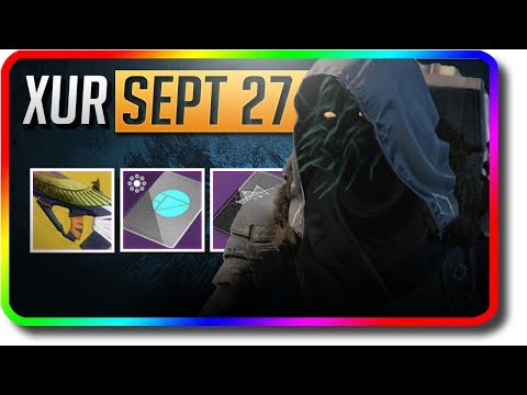 Destiny 2 - Xur Location, Exotic Armor "Vigilance Wing" (9/27/2019 September 27) Video