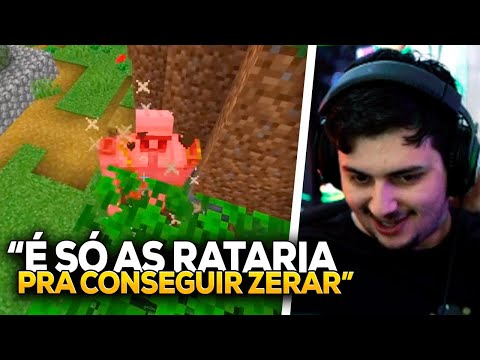 GABE REAGE ZERANDO MINECRAFT NO MODO AVENTURA