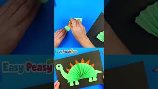 Folded Paper Dinosaur Craft