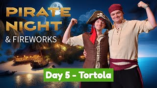 Pirate Night on the Disney Treasure + Fireworks at Sea! | Day 5 | Orlando 2025