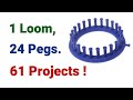 What Can I Make On A 24 Peg Round Circular Knitting Loom Here Are 61 Project Patterns