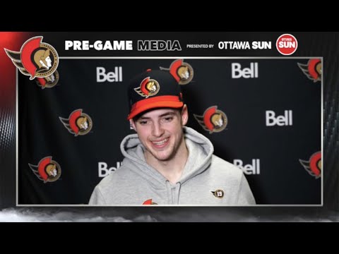 Drake Batherson pre-game availability — April 5, 2022